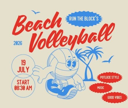 Run the Block's Beach Volleyball