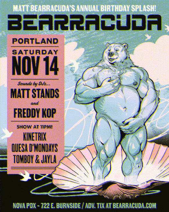 Bearracuda Portland: November 14th!