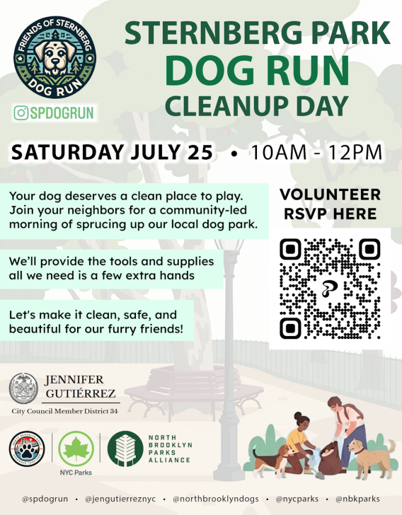 Sternberg Park Dog Run Cleanup Day