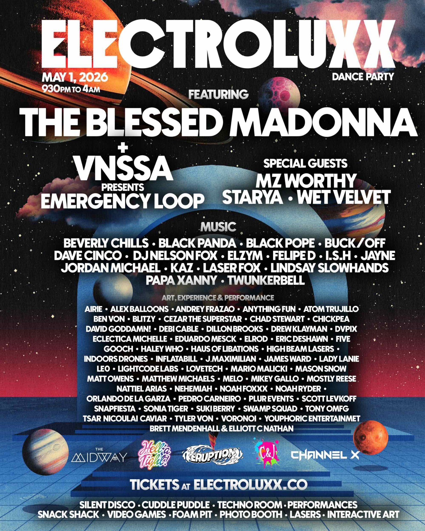 Electroluxx Dance Party featuring The Blessed Madonna