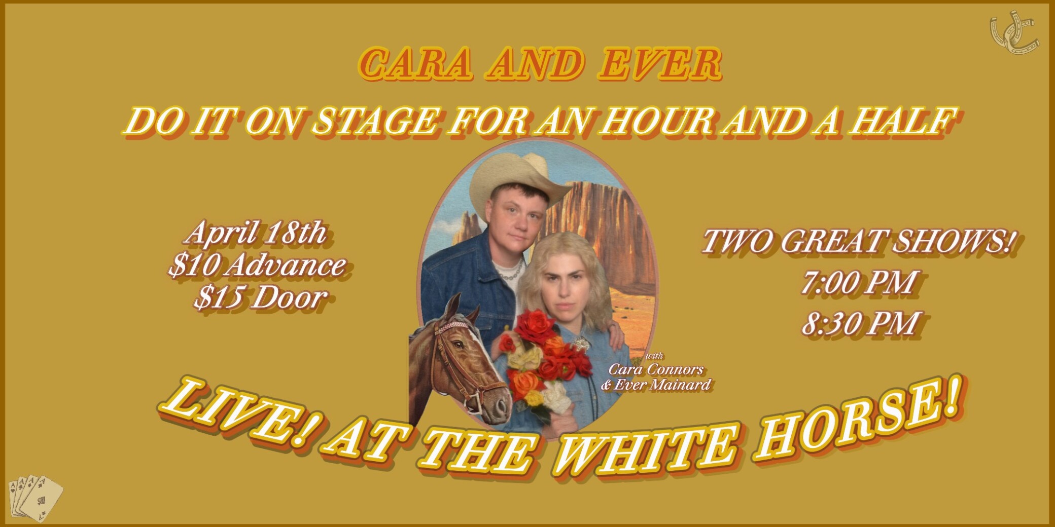 Cara and Ever Do It on Stage for an Hour and a Half