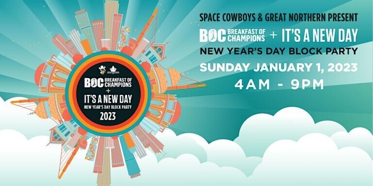 It's A New Day + Breakfast Of Champions Block Party 2023