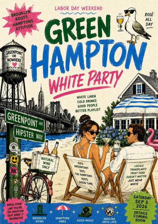 The Green Hampton   White Party