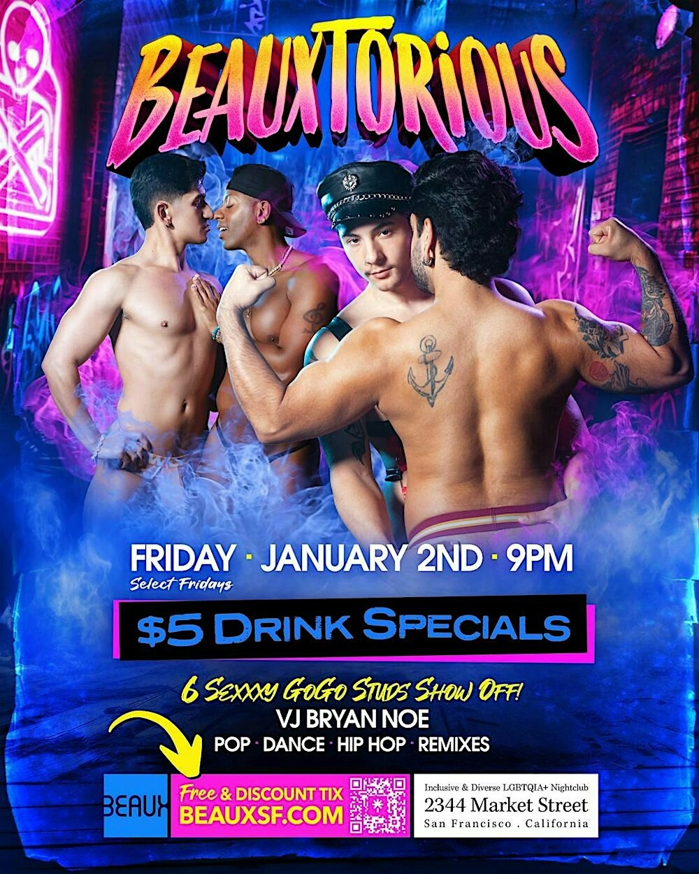 BEAUXTORIOUS GOGO BOY MANIA - POP MUSIC DANCE PARTY - DJ BRYAN NOE