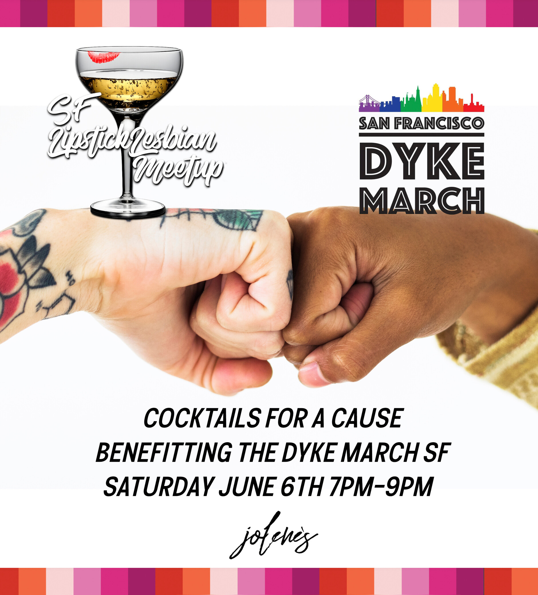 Lipstick Lesbian Meetups: Dyke March Benefit
