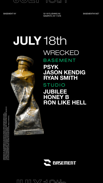 WRECKED: July 18 w/ Jubilee, Honey B (STUDIO) PSYK, Jason Kendig (Main)