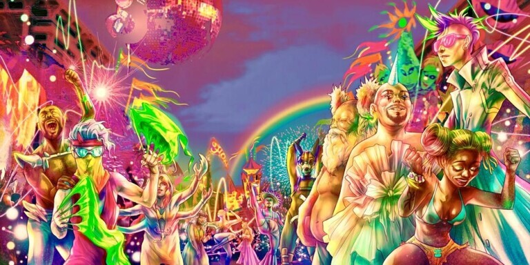 Glow in the Streets 2021: Comfort & Joy's Castro Block Party
