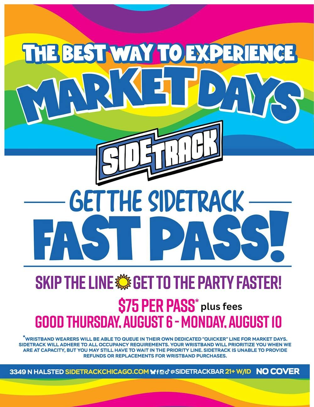 SIDETRACK MARKET DAYS FAST PASS '26