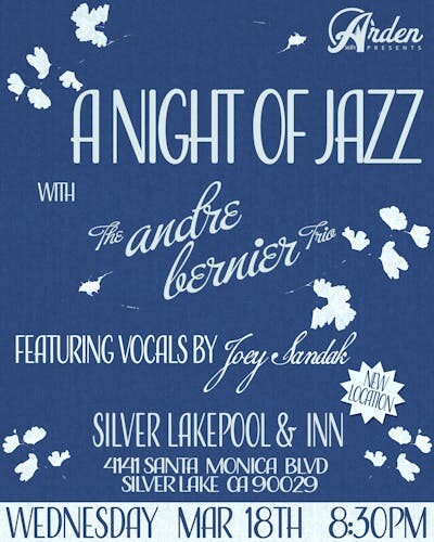 Arden Presents: A Night of Jazz with The Andre Bernier Trio