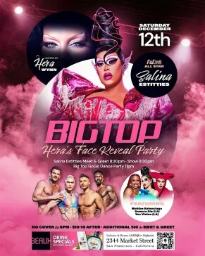 RAVEN @ Big Top Saturdays — Beaux SF