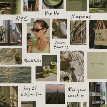 Matchas & Moodboarding