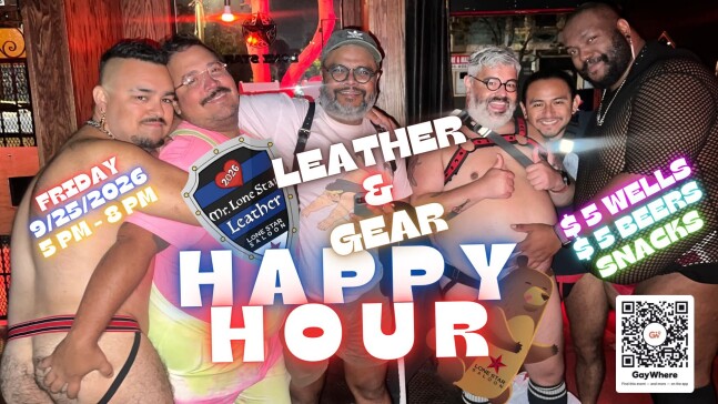 Leather and Gear Happy Hour — Lone Star Saloon