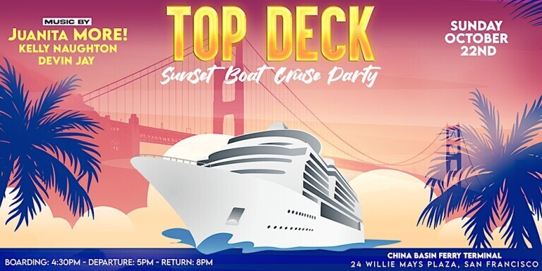 Top Deck: Sunset Boat Cruise Party