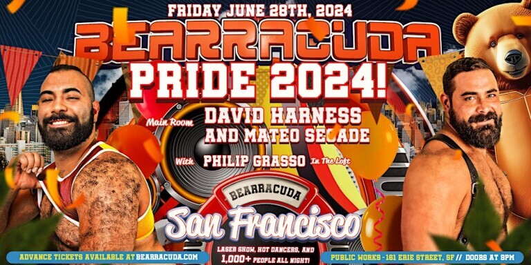 Bearracuda San Francisco:  Pride 2024!