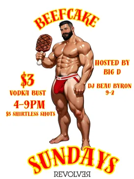 Sunday $3 Vodka Bust 5-8pm Titos and Milagro $8 8-Close