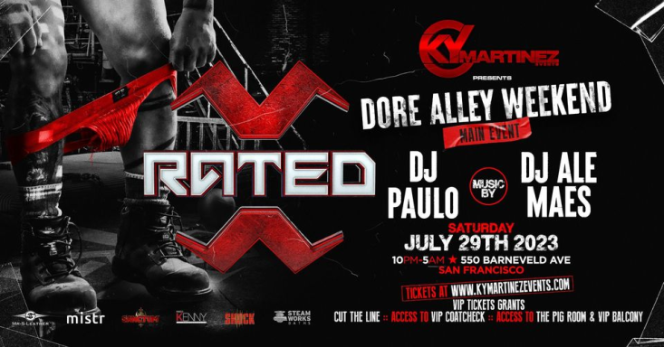 RATED X-Dore Alley Weekend
