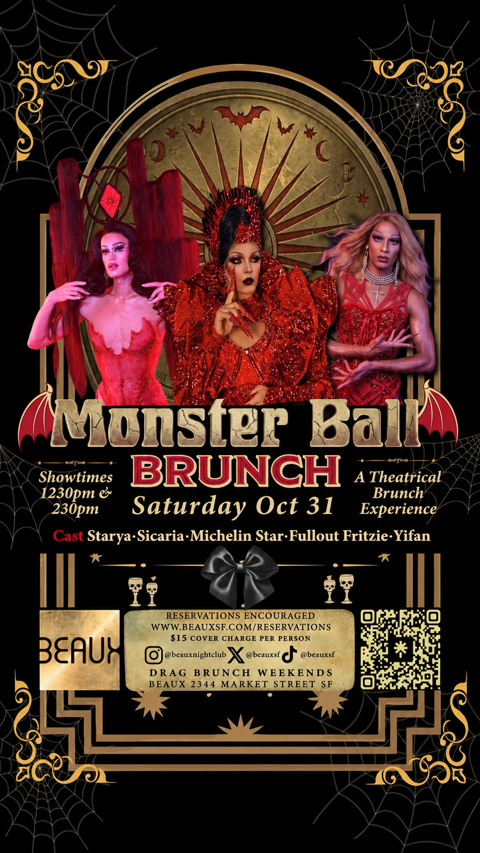 Monster Ball Brunch (Halloween Drag Brunch) — Beaux SF
