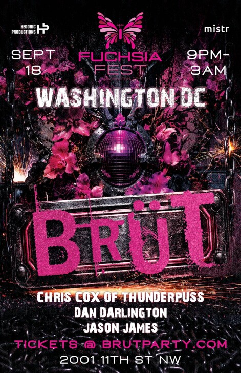 BRÜT Party - Washington D.C Fuchsia Fest