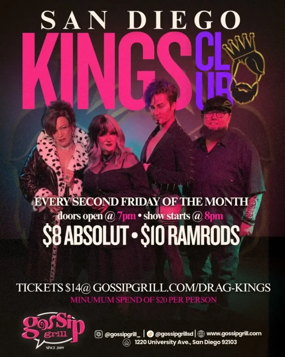 Kings Club Drag King Show