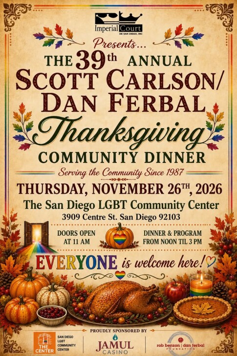 39th Annual Scott Carlson/Dan Ferbal Thanksgiving Community Dinner