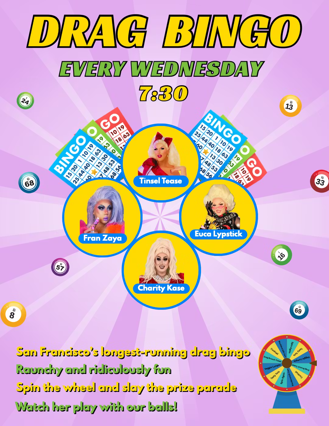Drag Bingo