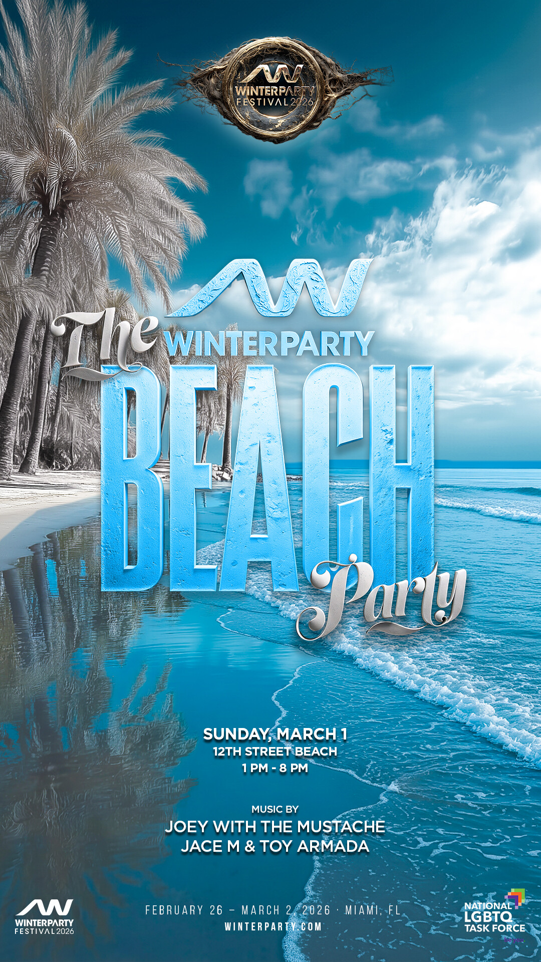 THE BEACH PARTY