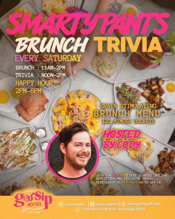 Smarty Pants Saturday Trivia Brunch