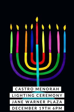 Castro Menorah Lighting