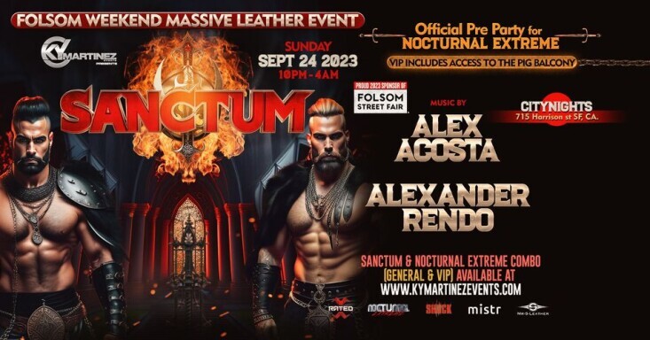 SANCTUM- Folsom Sunday massive leather event