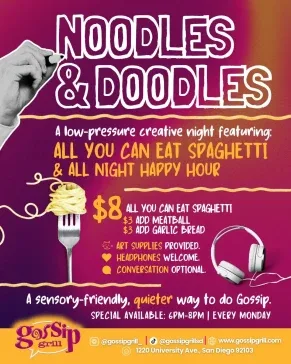 Noodles & Doodles Mondays