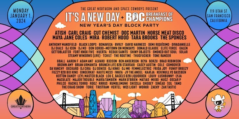 It's A New Day + Breakfast Of Champions Block Party 2024